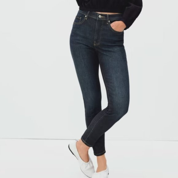 Everlane Authentic High Rise Skinny Jeans in Size 27 Regular - Picture 1 of 10